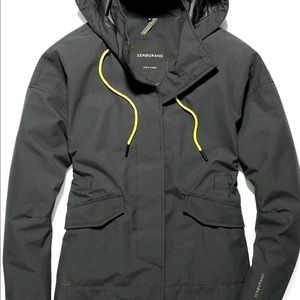 Cole Haan Womens Zerogrand Hooded Jacket Black XS